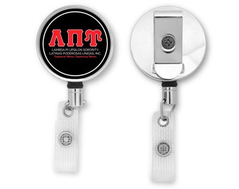 Portacredenciales retráctil Lambda Pi Upsilon