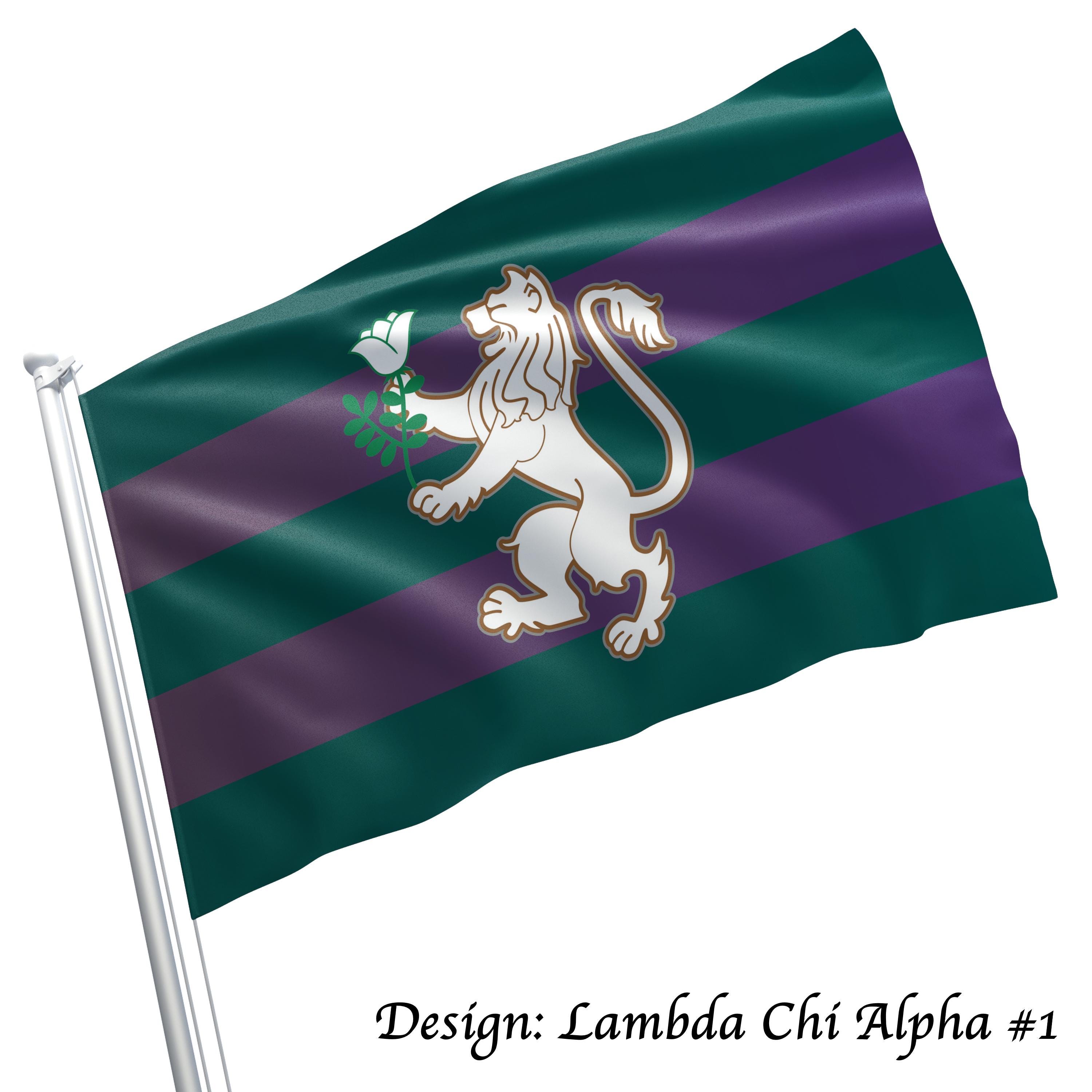 Lambda Chi Alpha Flag Banner - Etsy