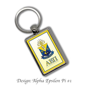 Alpha Epsilon Pi Key Chain Metallic