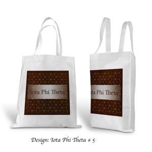 Iota Phi Theta Canvas Tote Bag