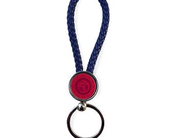 Alpha Gamma Delta Key Chain Round