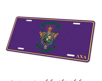 Lambda Chi Alpha Decorative Aluminum License Plate