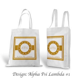 Alpha Psi Lambda Canvas Tote Bag