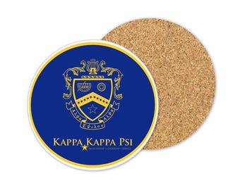 Kappa Kappa Psi Round Coasters (Set of 4 coasters)