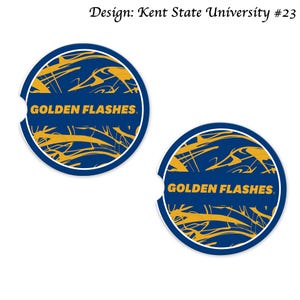 Kent State University Car Cup Holder Coasters Sandstone (Set of 2)