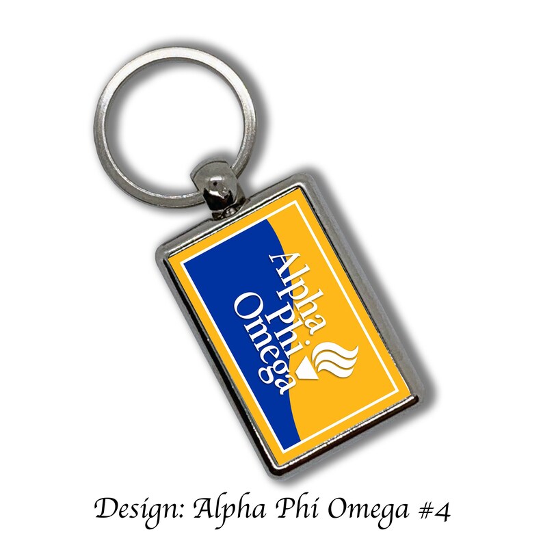 Alpha Phi Omega Key Chain Metallic - Etsy
