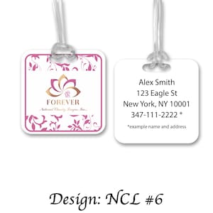 National Charity League Aluminum Bag Tag