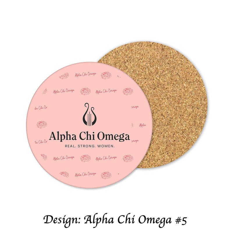 GreekLife.Store Alpha Chi Omega Coasters - Thumbnail 5