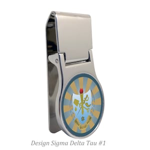 Sigma Delta Tau Money Clip Round