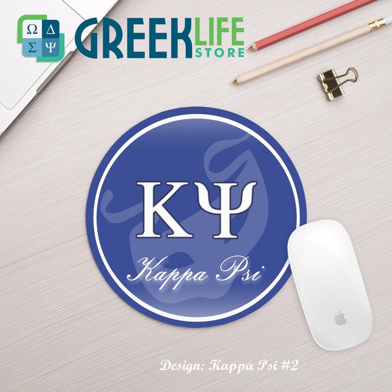 Kappa Psi Mousepad Round