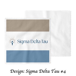 Sigma Delta Tau Eyeglass Cleaner & Microfiber Cleaning Cloth