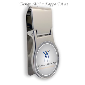 Alpha Kappa Psi Money Clip Round