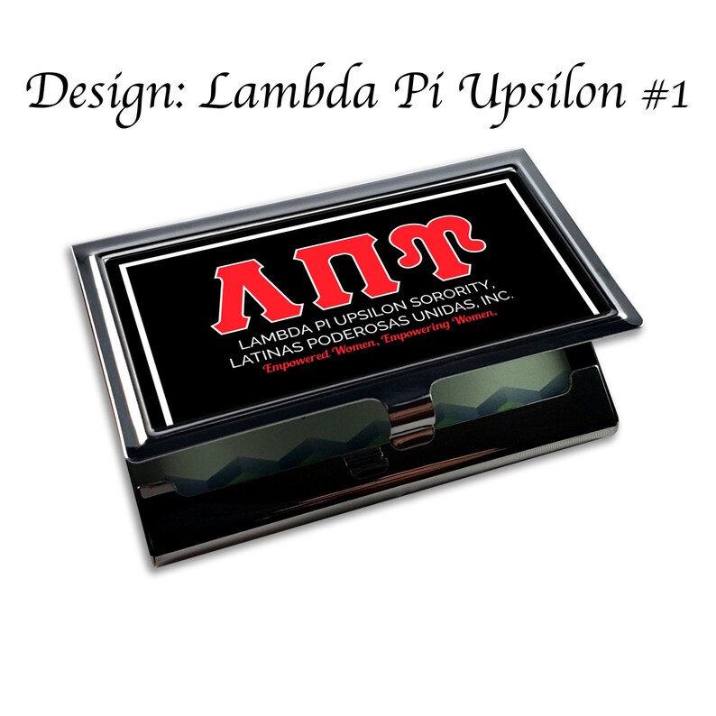 Lambda Pi Upsilon Business Card Holder Lambda Pi Upsilon #1