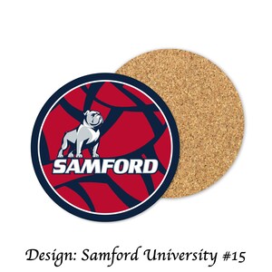 Samford University Round Coasters (Set of 4 coasters)