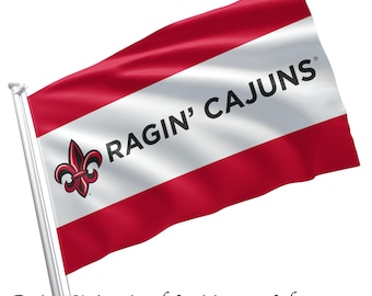 Bannière officielle sous licence de l'Université de Louisiane à Lafayette