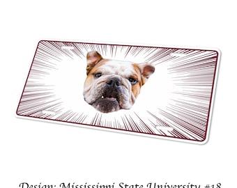 Dekorative Aluminium-Kennzeichen der Mississippi State University