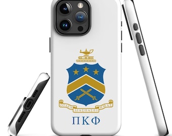 Pi Kappa Phi Fraternity iPhone Case, Official Licensed Greek Matte Protective Phone Cover, Gift for Brother