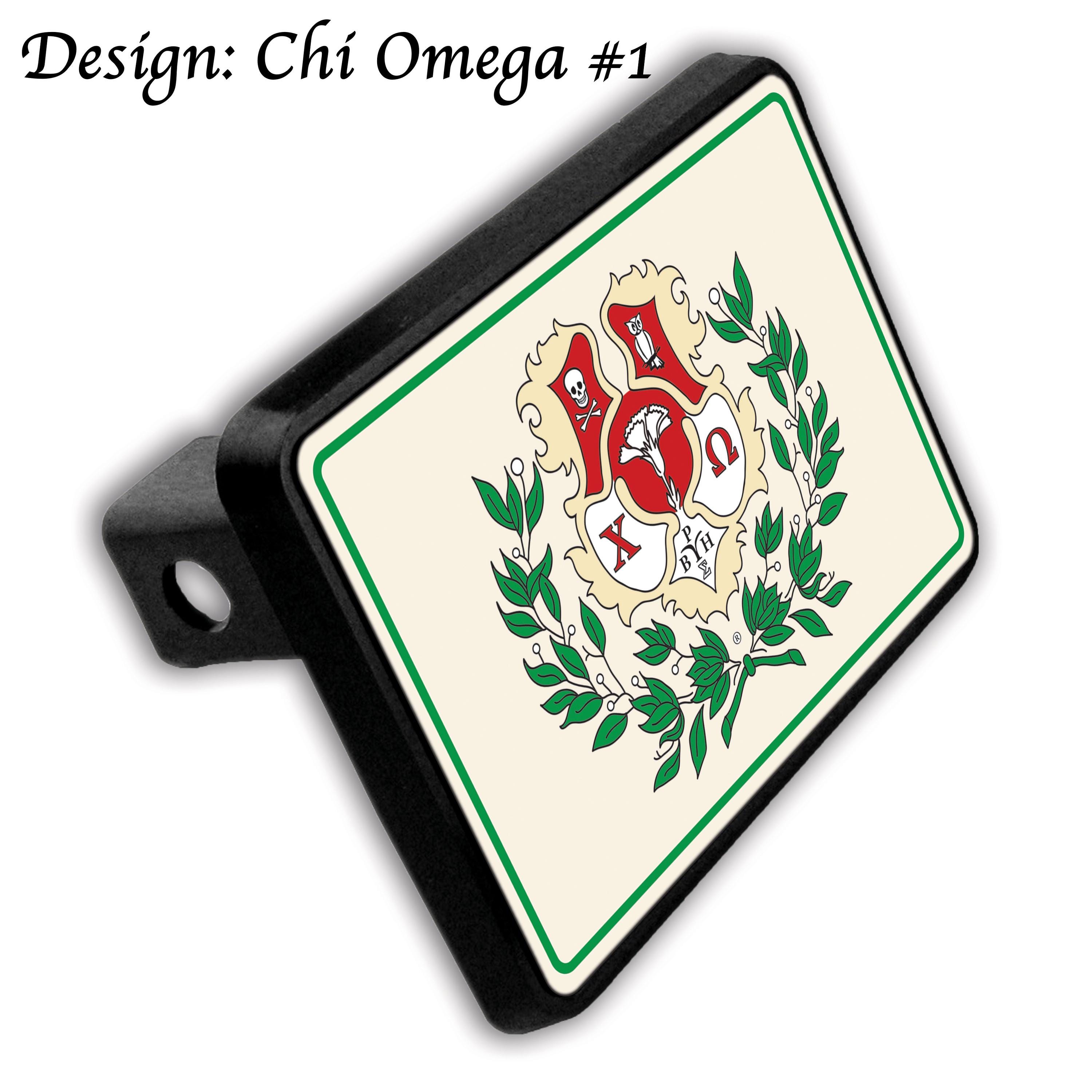 Chi Omega Hitch Cover - Etsy