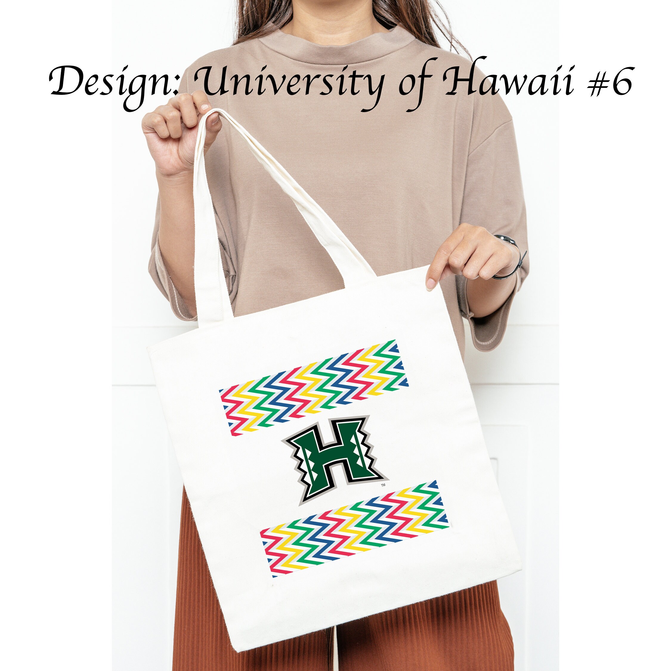 University of Hawaii Canvas Tote Bag - Etsy University of Hawaii Canvas Tote Bag - Etsy