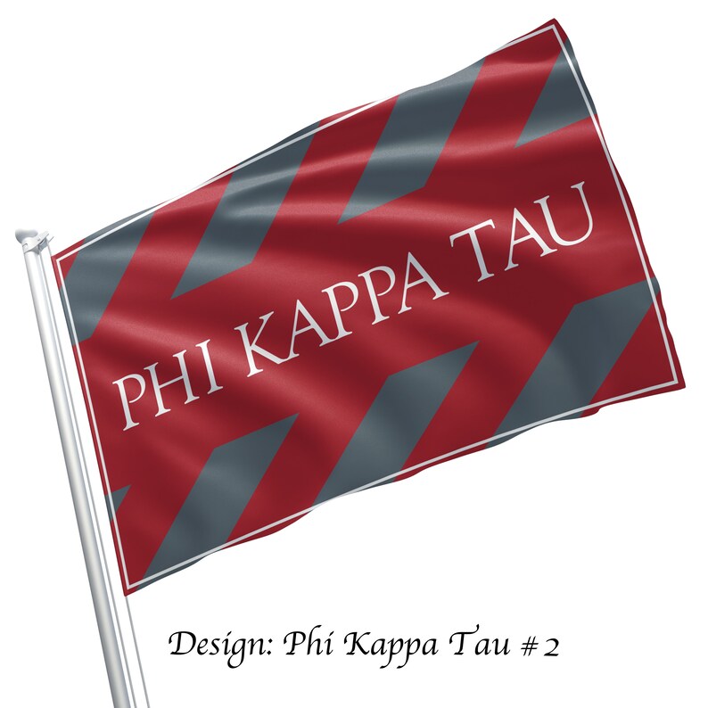Phi Kappa Tau Officially Licensed Flag Banner Etsy