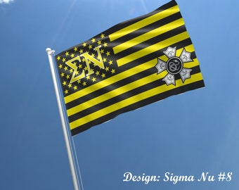 Sigma Nu Officially Licensed Flag Banner