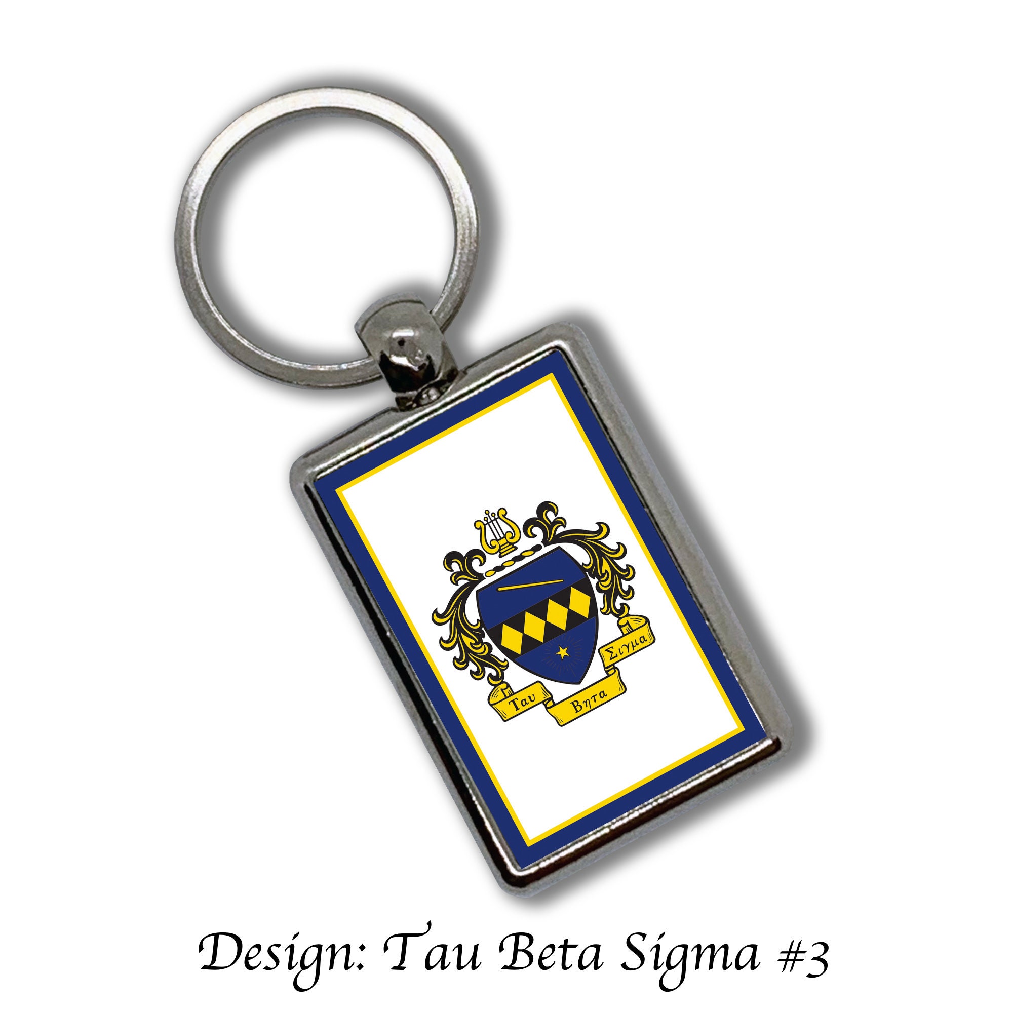 Tau Beta Sigma Key Chain Metallic - Etsy