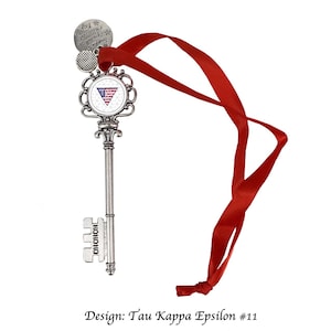 Tau Kappa Epsilon Christmas Ornament Santa Magic Key