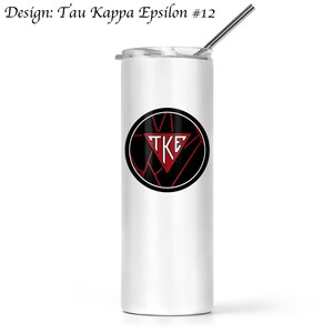 Tau Kappa Epsilon Stainless Steel Skinny Tumbler 20 OZ