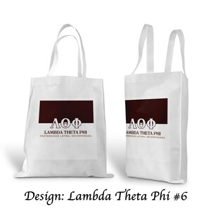 Borsa tote in tela Lambda Theta Phi