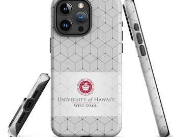 University of Hawaii WEST O'AHU iPhone Case, Official Licensed Greek Matte Protective Phone Cover, Gift for Brother