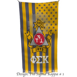 Phi Sigma Kappa Officially Licensed Flag Banner