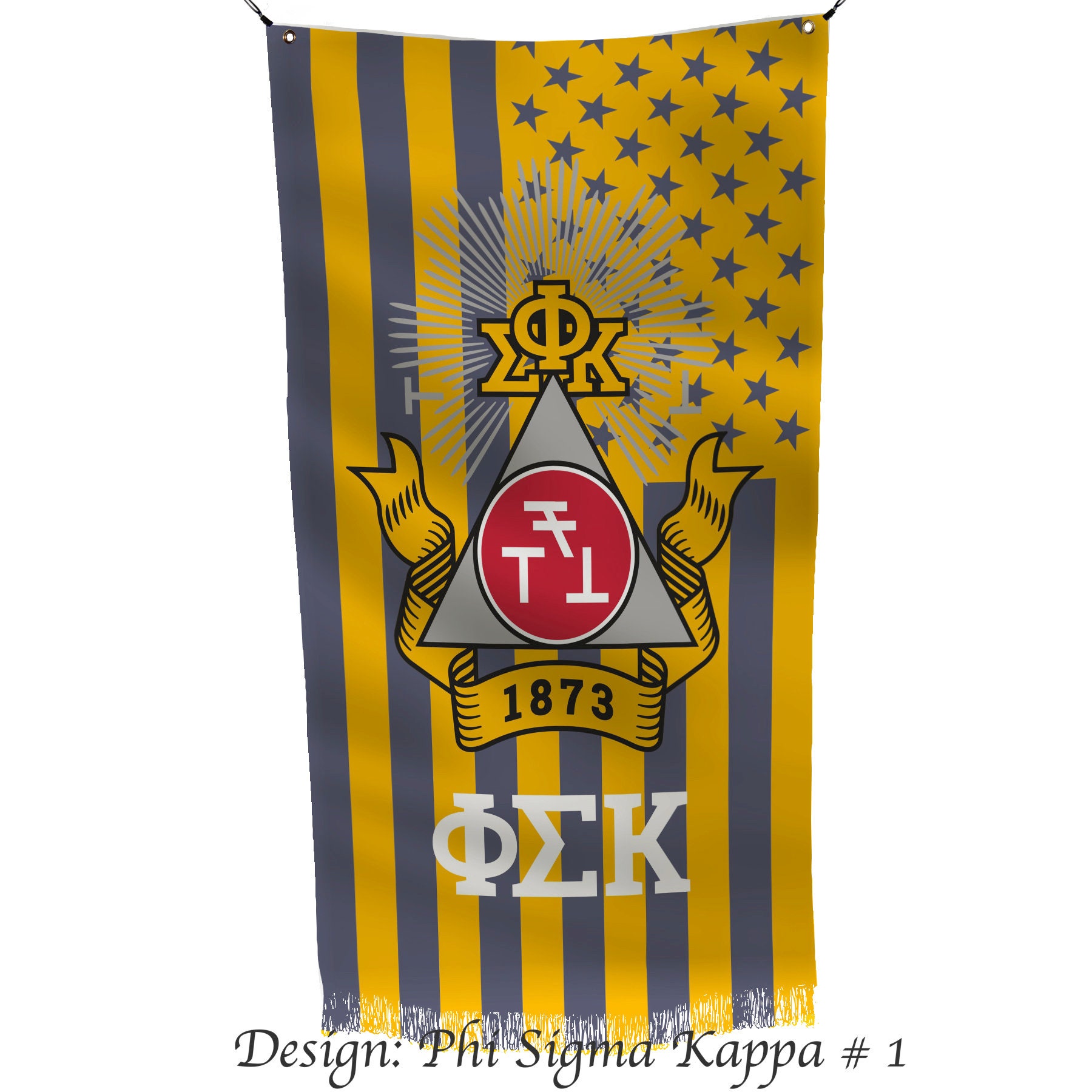 Phi Sigma Kappa Officially Licensed Flag Banner