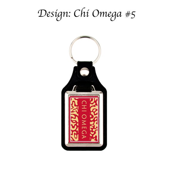 Chi Omega Keychain Key Chain Keyring Etsy UK