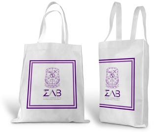 Sac fourre-tout en toile Sigma Lambda Beta