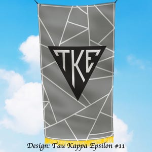 Tau Kappa Epsilon (TKE) Officially Licensed Flag Banner
