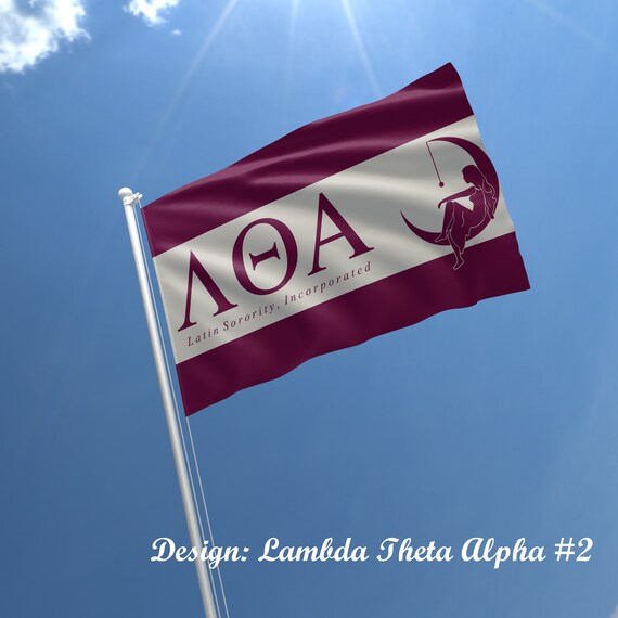 Lambda Theta Alpha Officially Licensed Flag Banner Etsy