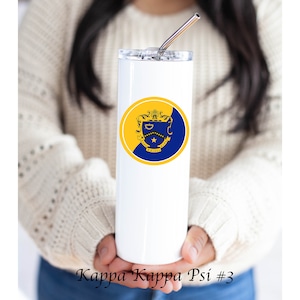 Kappa Kappa Psi Stainless Steel Skinny Tumbler 20 OZ