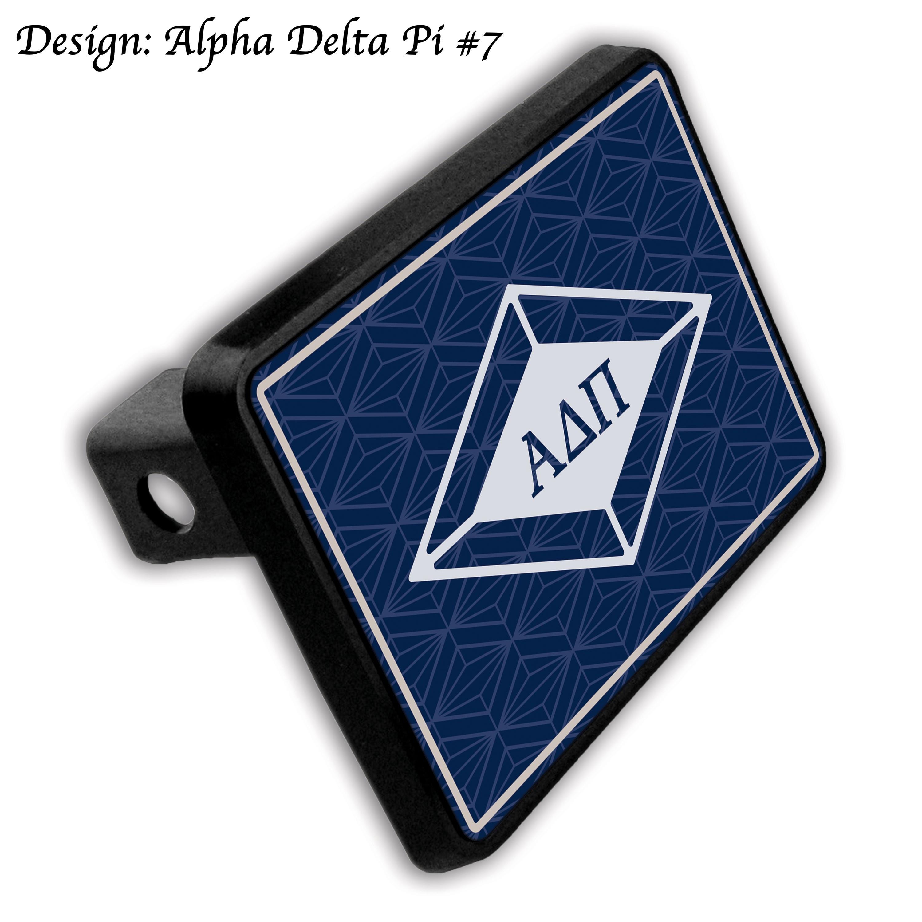 Alpha Delta Pi Hitch Cover - Etsy