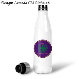 Lambda Chi Alpha Stainless Steel Thermos Water Bottle 17 OZ