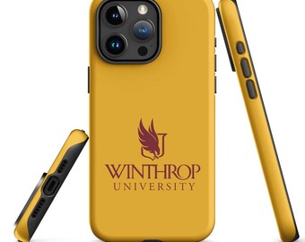 Winthrop University iPhone Case, Official Licensed Greek Matte Protective Phone Cover, Gift for Brother