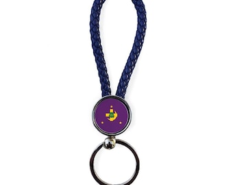 Lambda Chi Alpha Key Chain Round
