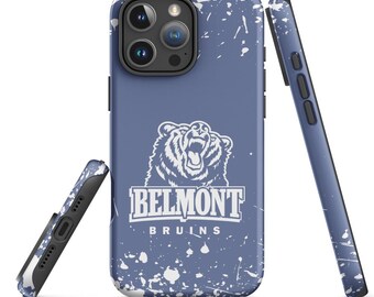 Custodia per iPhone della Belmont University, cover protettiva opaca ufficiale con licenza greca, regalo per fratello