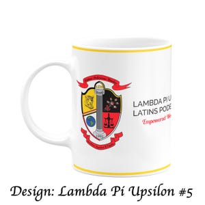 Lambda Pi Upsilon-koffiemok 11 OZ