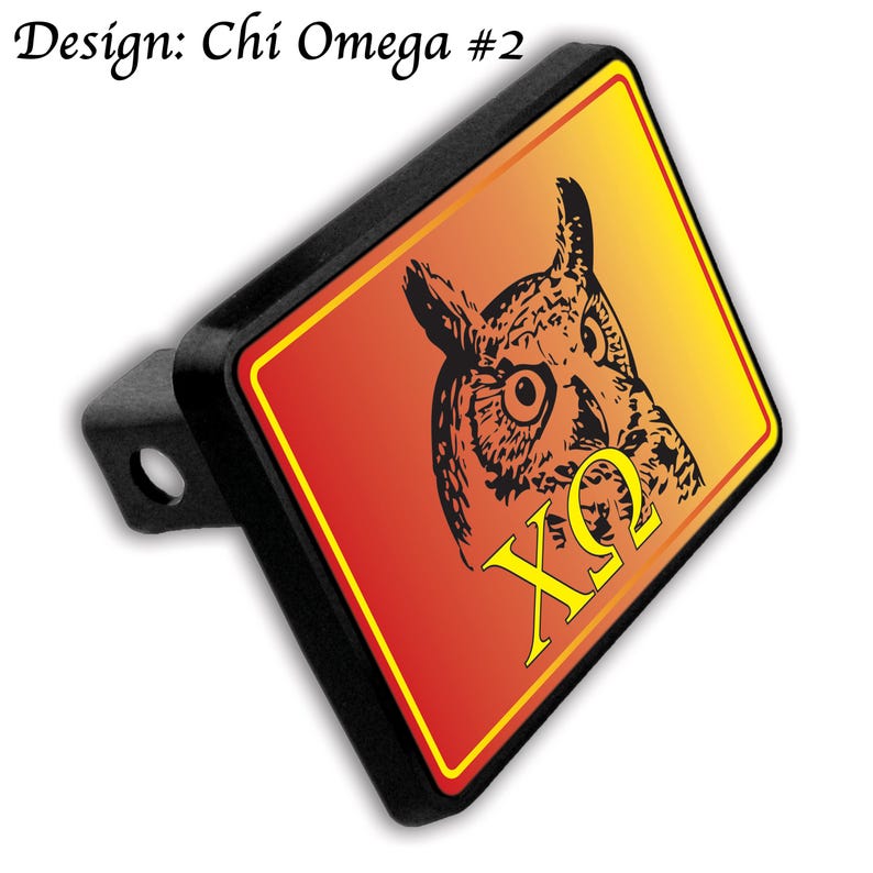 Chi Omega Hitch Cover - Etsy