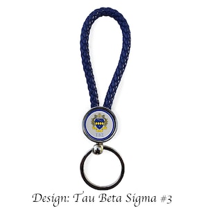 Tau Beta Sigma Key Chain Round