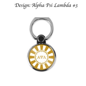 Alpha Psi Lambda Ring Stand Phone Holder (Round)