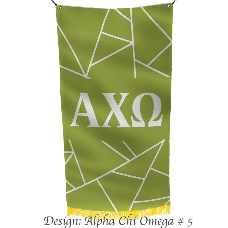 Alpha Chi Omega Officially Licensed Flag Banner - Etsy