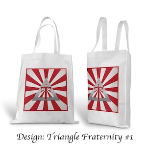 Triangle Fraternity Canvas Tote Bag