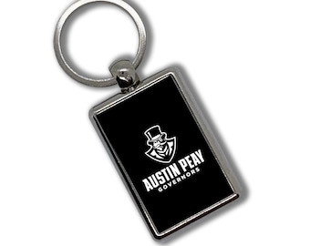 Austin Peay State University Key Chain Metallic