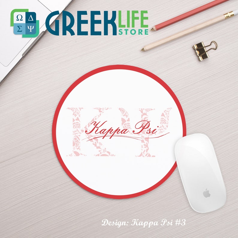 Kappa Psi Mousepad Round